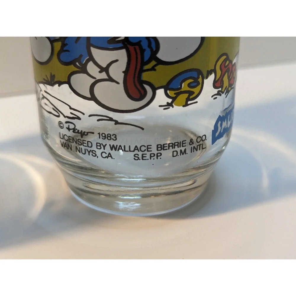 Smurf glasses vintage‎